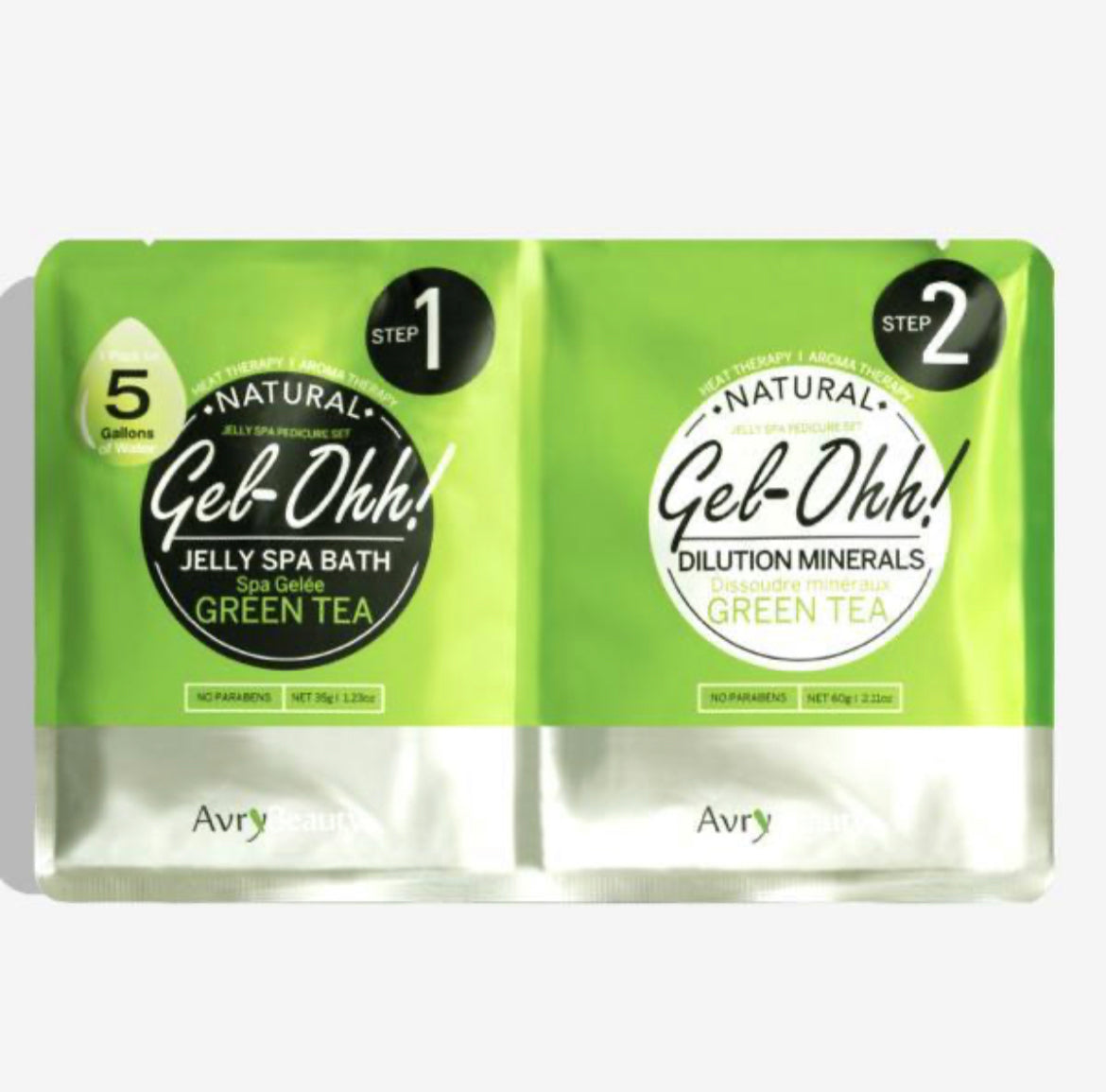 Gel-ohh Jelly Spa Pedi Bad Grøn the