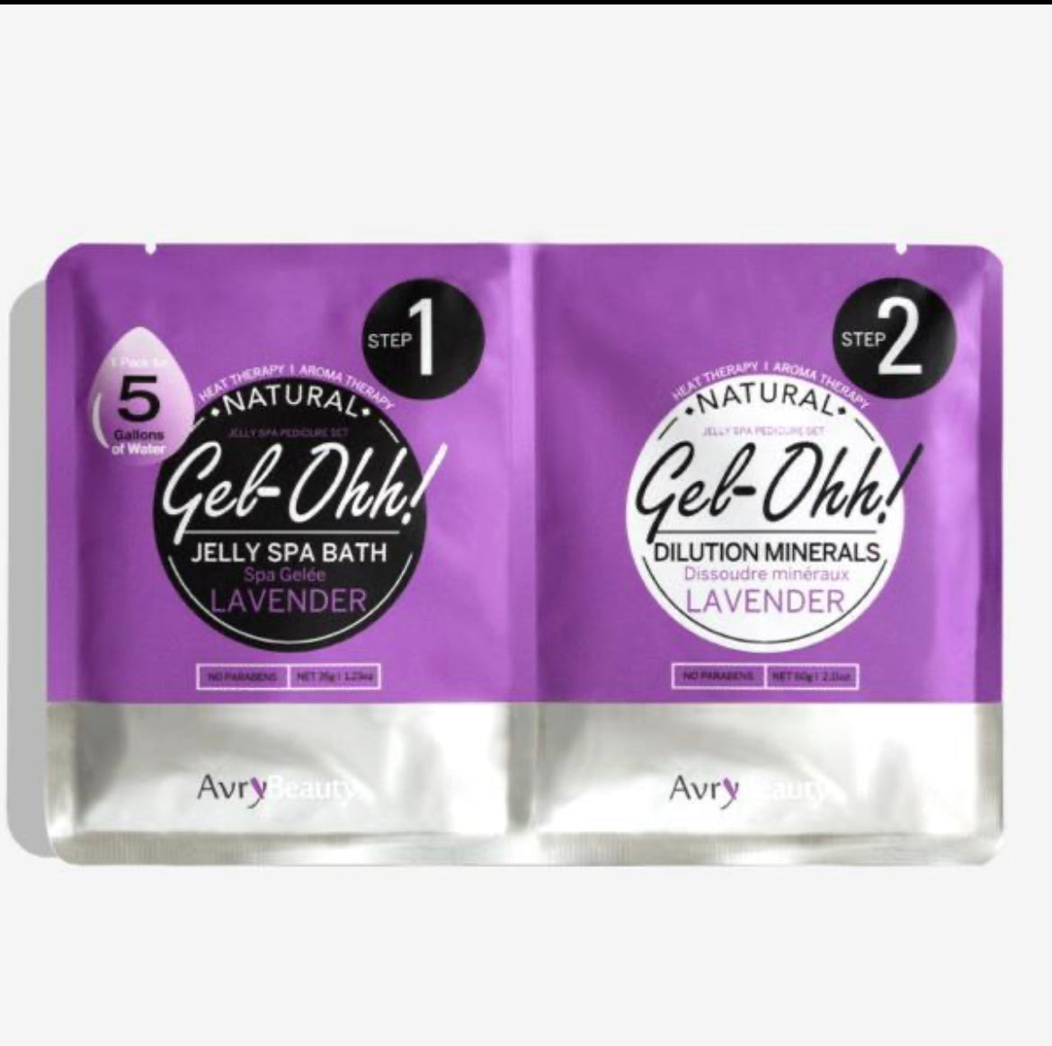 Gel-ohh Jelly Spa Pedi Bad Lavendel