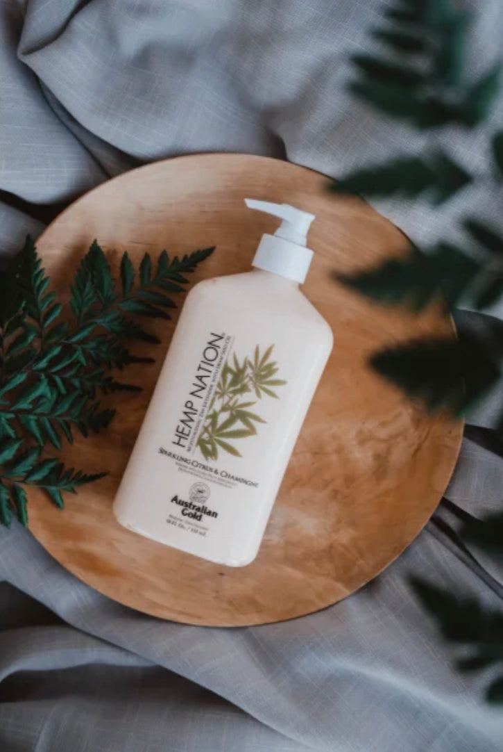Hemp Nation Sparkling Citrus & Champagne Bodylotion, 535 ml.