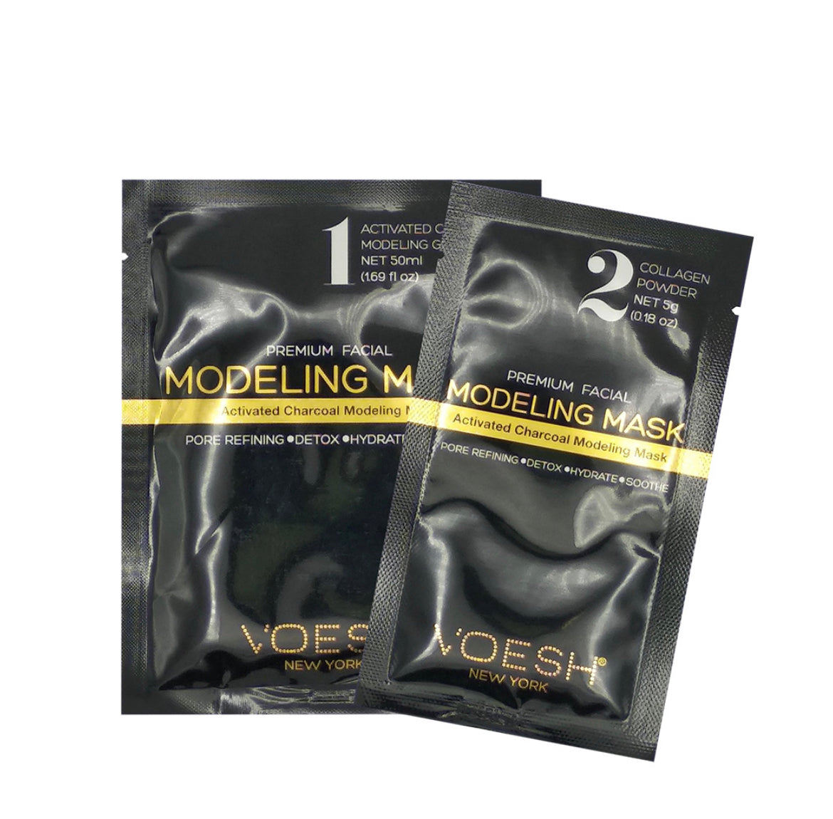 Facial modeling mask - activated charcoal 1. Stk