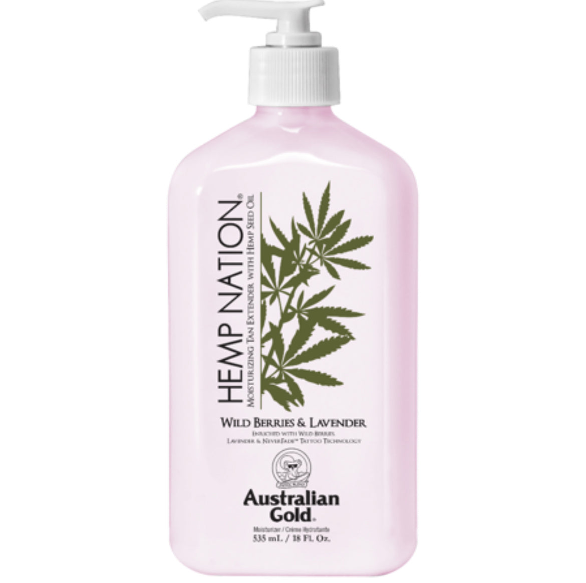 Hemp Nation Wild Berries & Lavender Tan Extender Body Lotion 535 ml