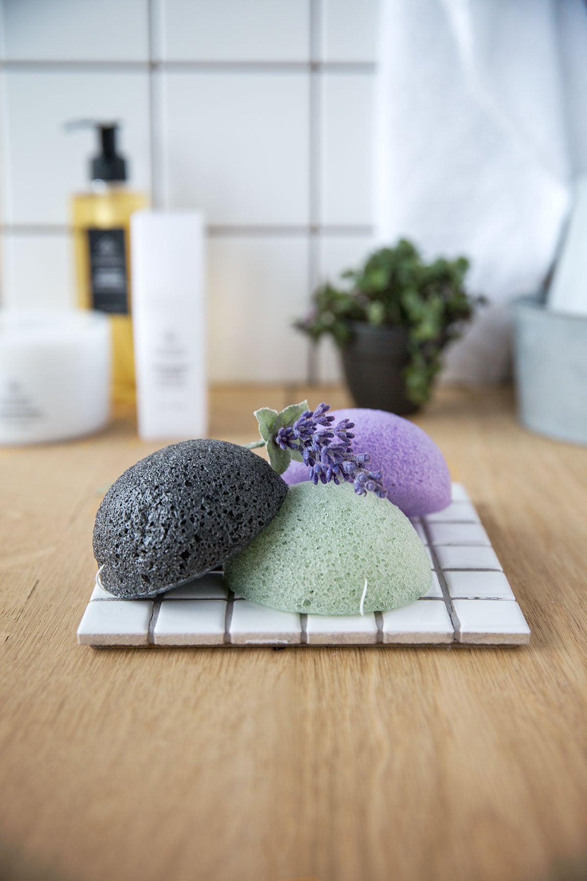 Organic Konjac Lavender - Sart, rød og stresset hud