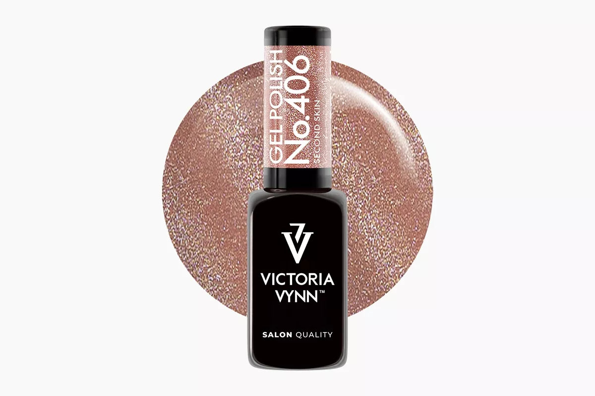 406 Second Skin Glimmer Gel Polish 8 ml