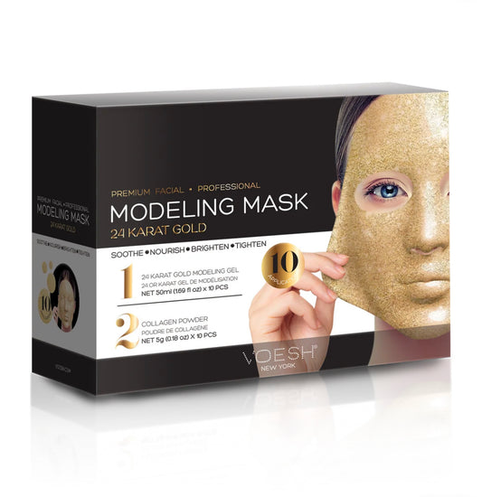 Facial modeling mask- 24K gold 1. Stk