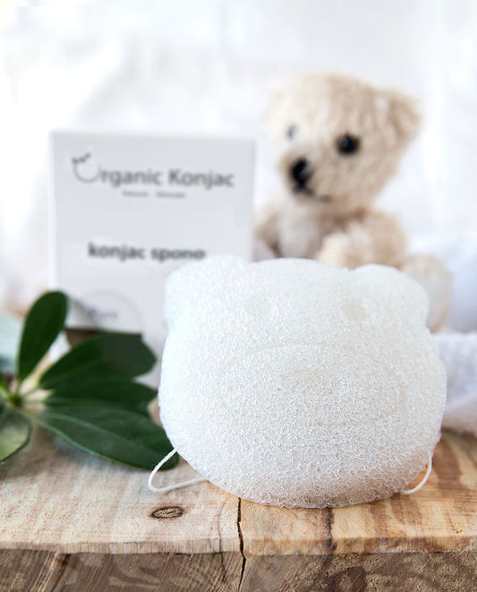 Organic Konjac Svamp pure bear - Til babyer og børn