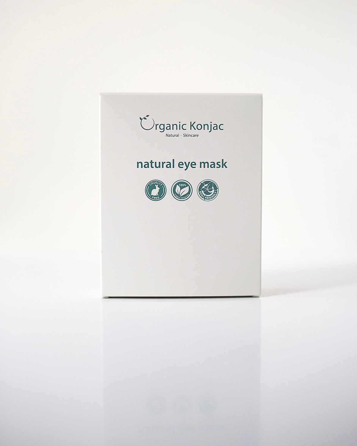 Organic Konjac natural C- Shaped eye mask - 1x2 stk.