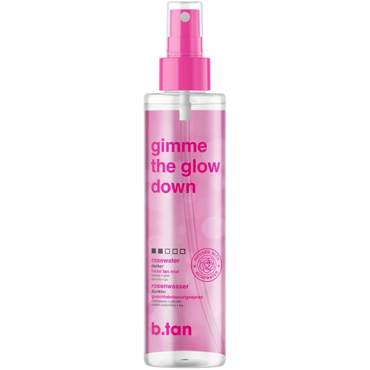 b.tan Gimme The Glow Down Rose Water Facial Tan Mist 190 ml