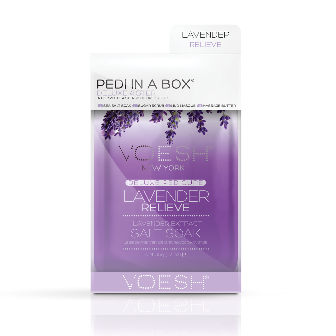 Pedi in a box, – lavendel relieve(lindre)